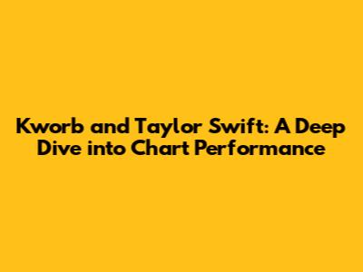 Kworb and Taylor Swift: A Deep Dive into Chart Performance