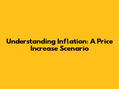 Understanding Inflation: A Price Increase Scenario